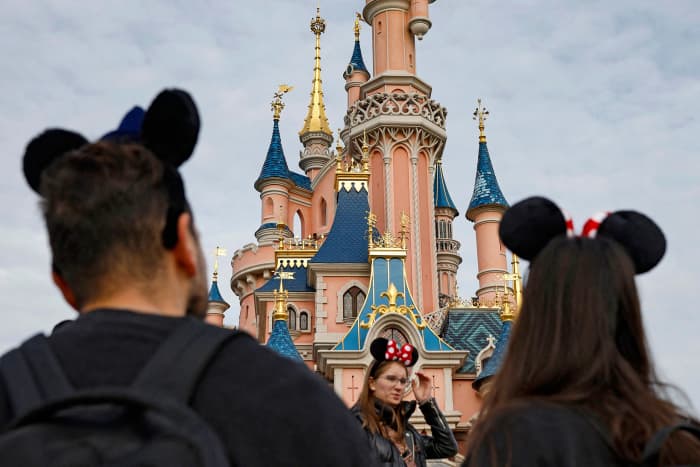 Disney has similar total earnings as Netflix, but only half the market value. 