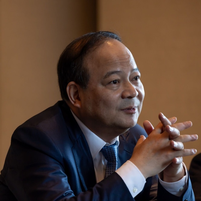 Robin Zeng, founder and chairman of Contemporary Amperex Technology Co. Ltd. (CATL), during an interview.